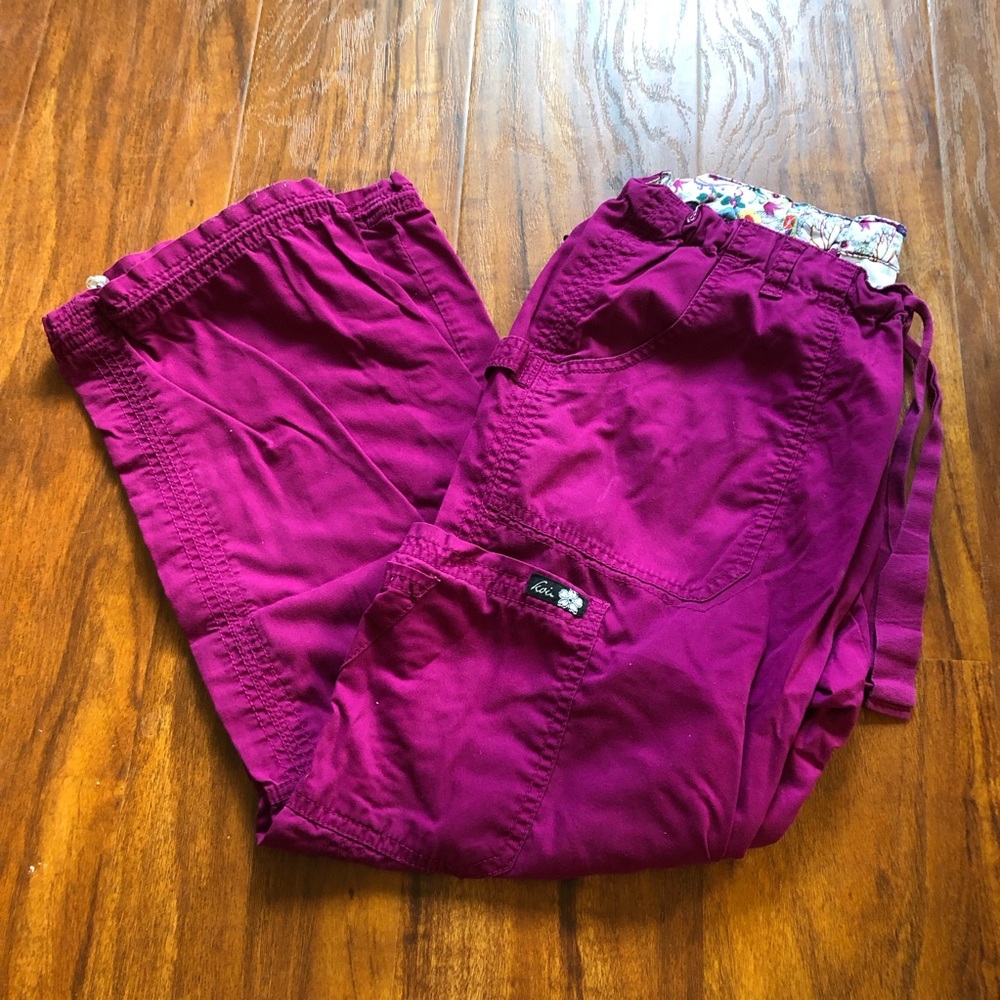 Koi Burgundy Scrubs